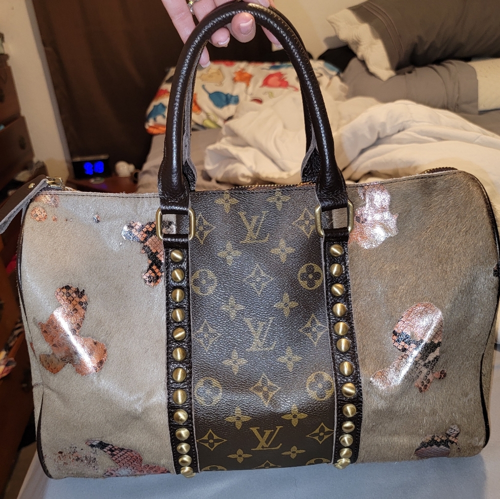 Repurposed LV bag